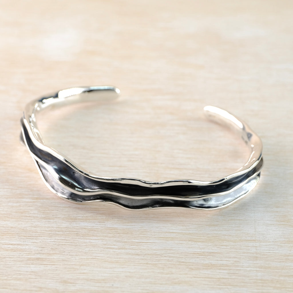 本革！Stingle Bangleボルドー Silver 925 本革！Stingle Bangleボルドー Silver 925