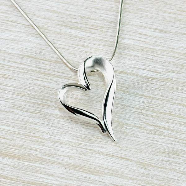 Silver Heart Pendant by JB Designs. Silver Heart Pendant by JB Designs.