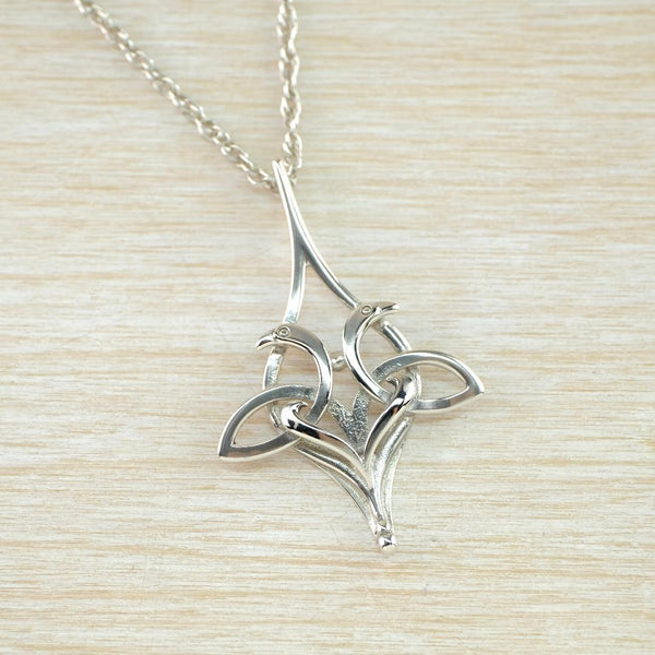 Vintage Sterling Silver Kells Bird Pendant (Large) by Ola Gorie .