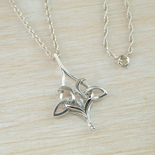 Vintage Sterling Silver Kells Bird Pendant (Large) by Ola Gorie .