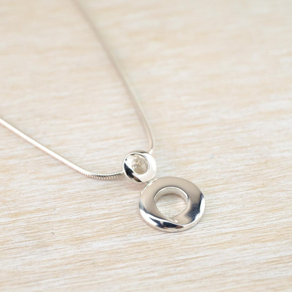 Sterling Silver Circles Pendant.