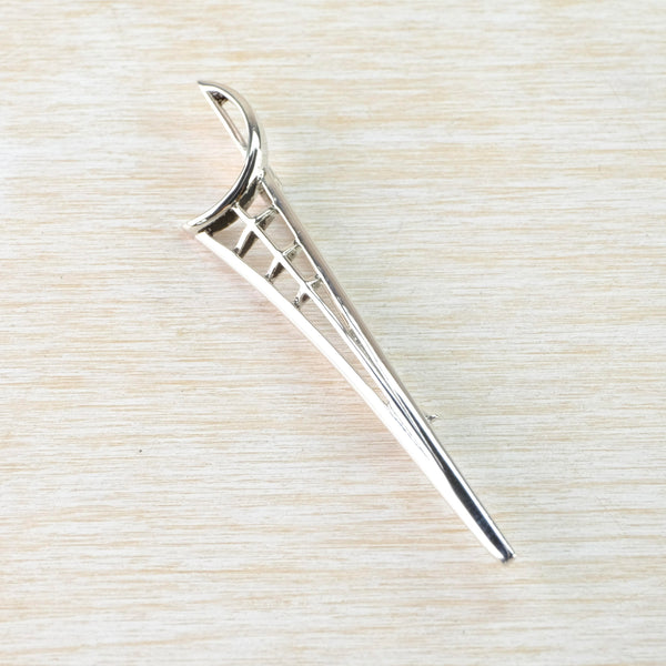 Vintage Sterling Silver Charles Rennnie Mackintosh Inspired Brooch.