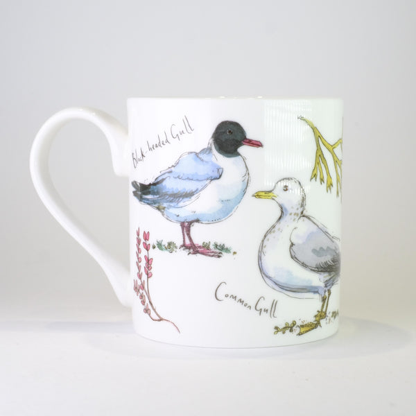 'Sea Birds' by Madeleine Floyd Bone China Mug.