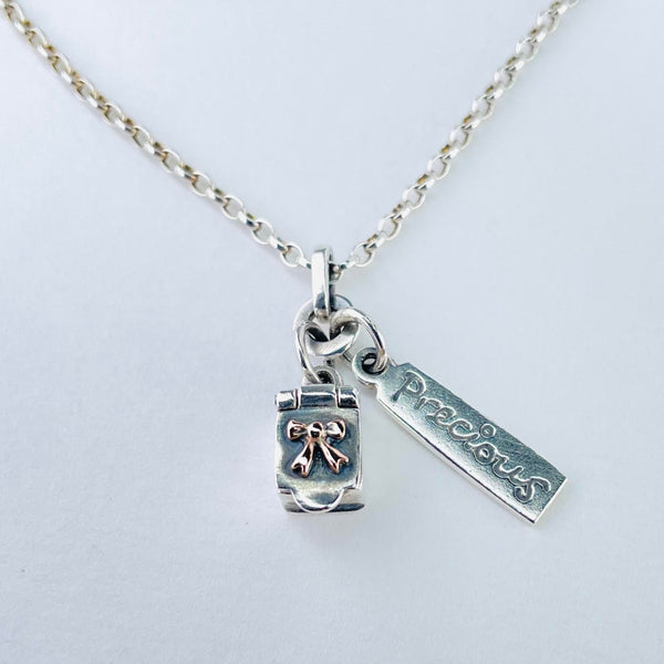 Handmade Silver 'Precious Heart' Pendant by Nick Hubbard. Handmade Silver 'Precious Heart' Pendant by Nick Hubbard.