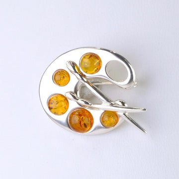 Amber.