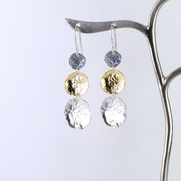 Two Tone Earrings.