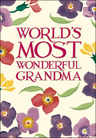 'World's Most Wonderful Grandma Card.