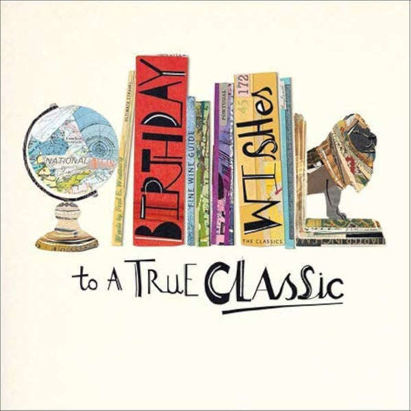 Amy Eastland Mambo 'To a True Classic' Birthday Card by Woodmansterne.
