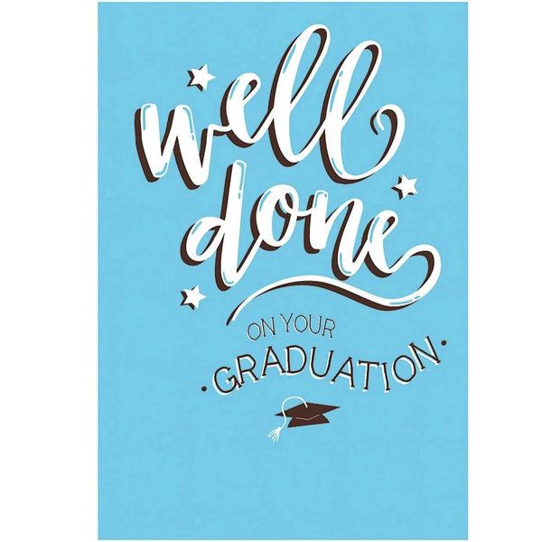 'Well Done on your Graduation'  Card by Art File.
