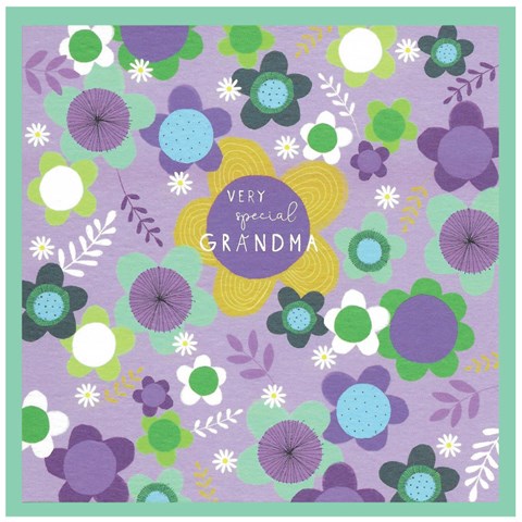 Very Special Grandma Card by Cinnamon Aitch.