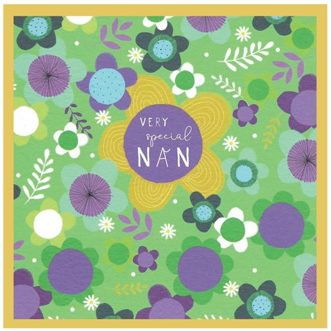 Very Special Nan Card by Cinnamon Aitch.