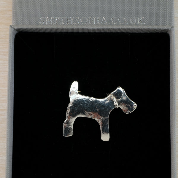 Sterling Silver 'Terrier Dog ' Brooch by JB Designs