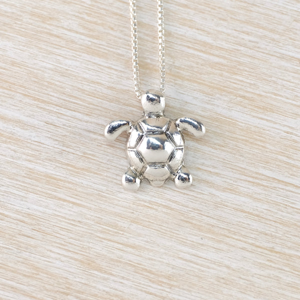 Silver Turtle Pendant by JB Designs.