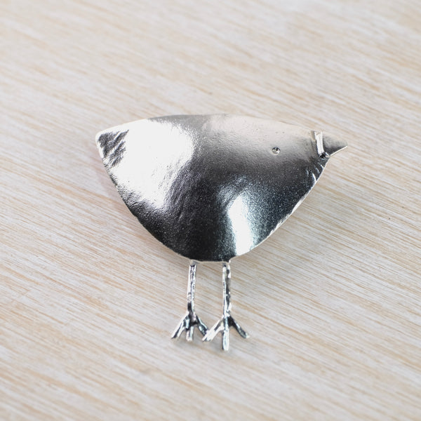 Silver bird brooch hotsell
