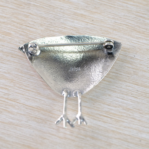 Silver Bird Brooch by JB Designs.