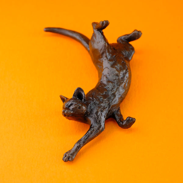 Bronze 'Small Cat Dozing'  by Michael Simpson