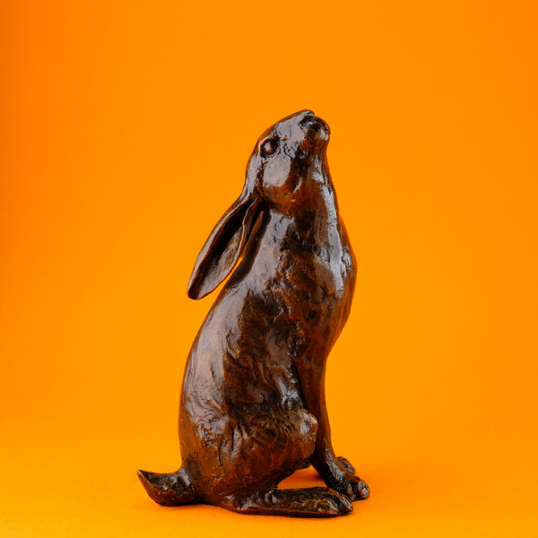 Bronze 'Medium Hare Moon Gazing'  by Michael Simpson.