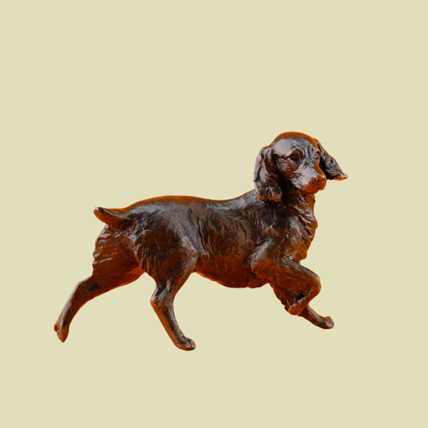 Limited Edition Bronze 'Springer Spaniel' Sculpture by Michael Simpson.