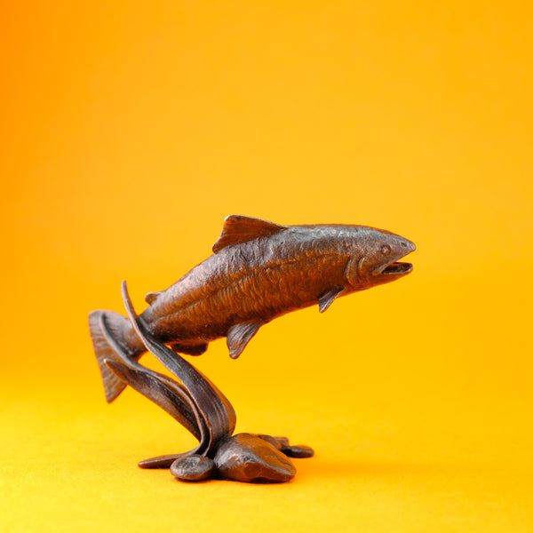 Bronze 'Salmon'  by Michael Simpson