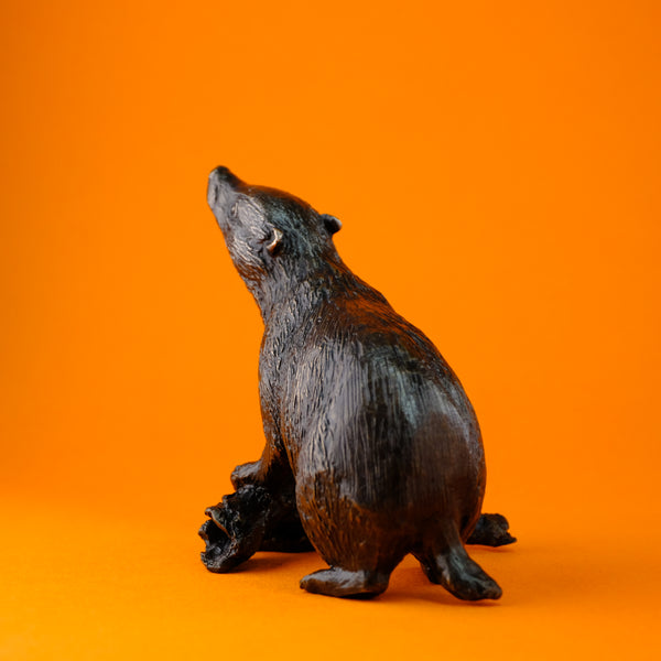 Limited Edition Bronze 'Badger' by Keith Sherwin.