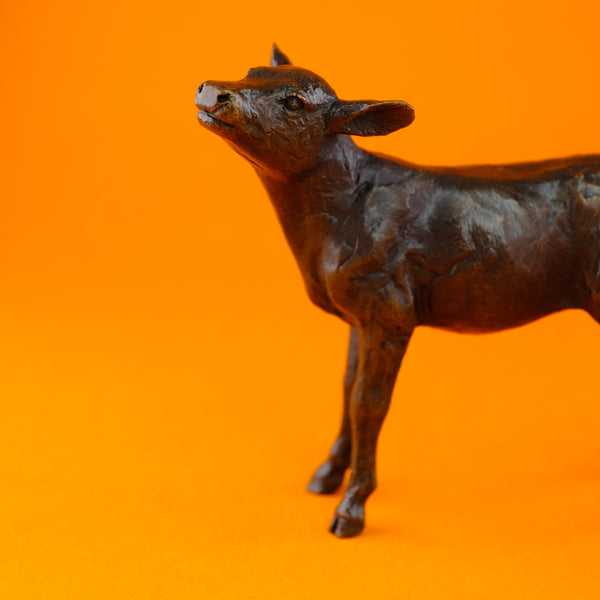 Limited Edition 'Small Calf' Bronze by Michael Simpson
