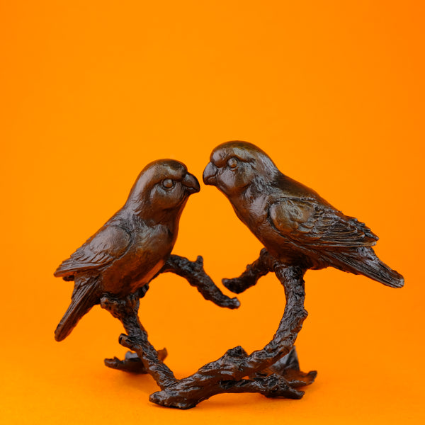 Limited Edition Bronze " Lovebirds " by Keith Sherwin