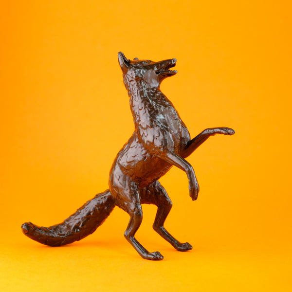 Bronze Standing Fox by Steve Boss