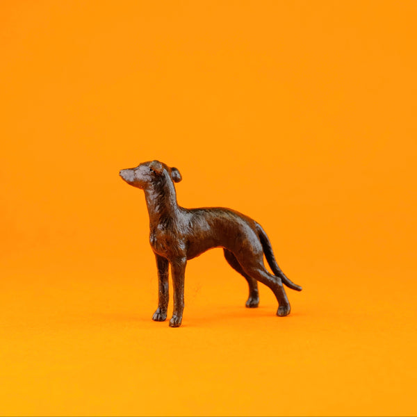 Bronze 'Lurcher' Miniature Sculpture.