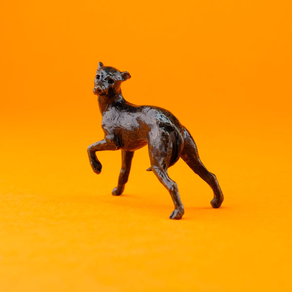 Bronze 'Whippet' Miniature Sculpture.