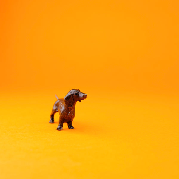 Bronze 'Dachshund' Miniature Sculpture.