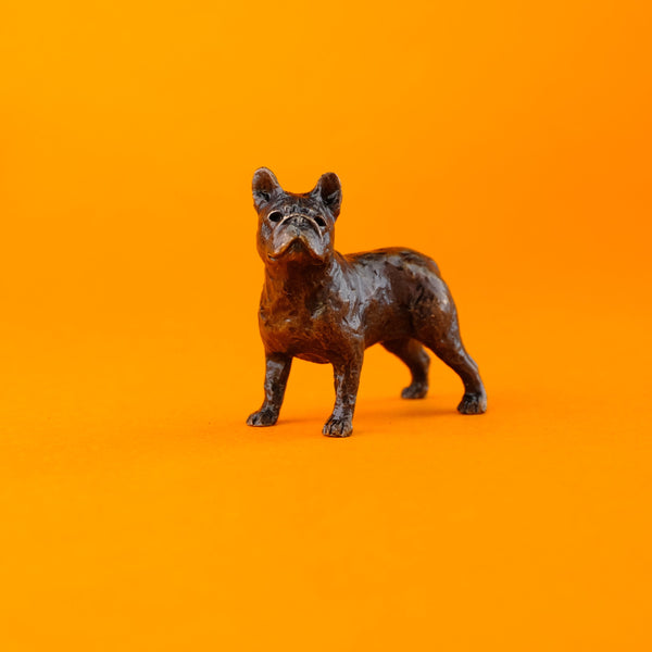 Bronze 'French Bulldog' Miniature Sculpture.
