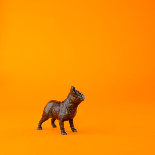 Bronze 'French Bulldog' Miniature Sculpture.