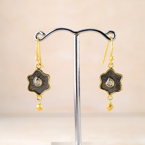 Diamond Slice Design Earrings by JB Designs.