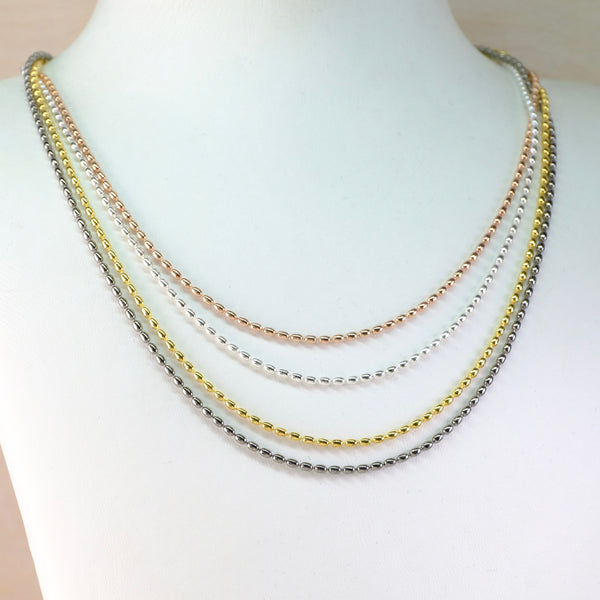 Multi Strand, Multi Colour Necklace by JB Designs.