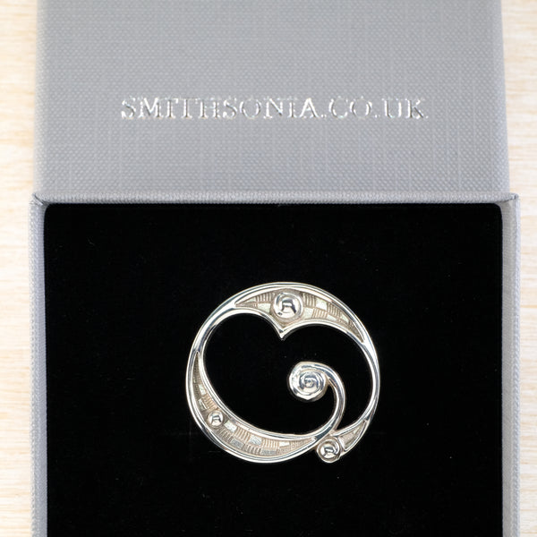 Vintage Sterling Silver Brooch by Shetland SilverCraft.