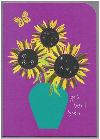 'Get Well Soon' Card by Cinnamon Aitch.