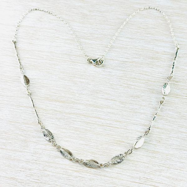 Textured Silver 'Seed Pod' Necklace by JB Designs.