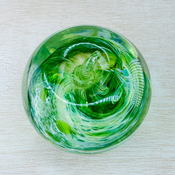 Handmade Glass Apple.