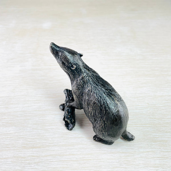 Limited Edition Bronze 'Badger' by Keith Sherwin.