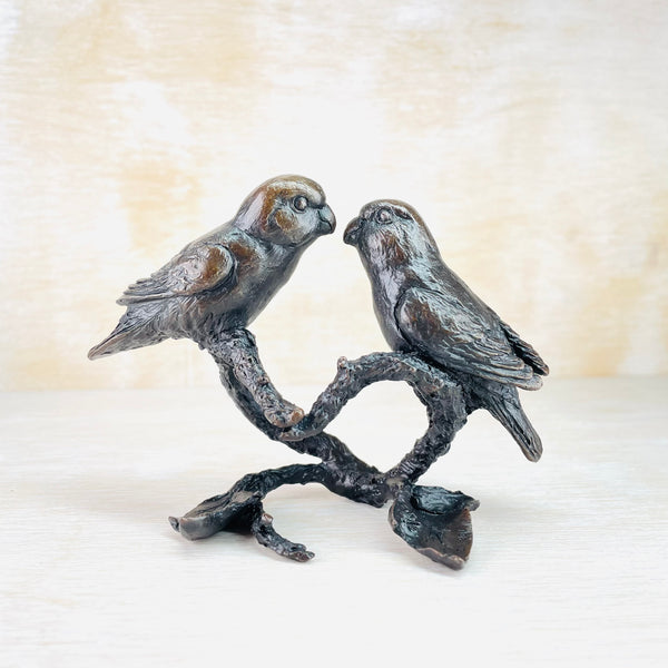 Limited Edition Bronze " Lovebirds " by Keith Sherwin