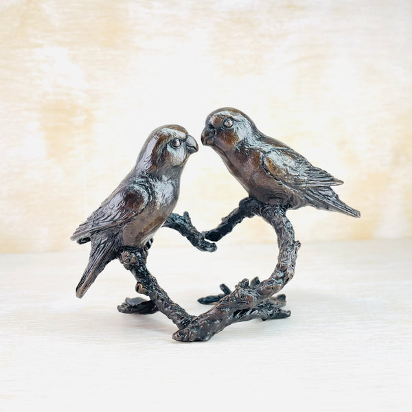 Limited Edition Bronze " Lovebirds " by Keith Sherwin
