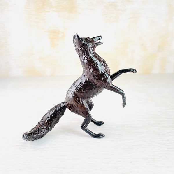 Bronze Standing Fox by Steve Boss