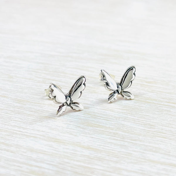 Linda Macdonald Handmade Butterfly Stud Earrings.