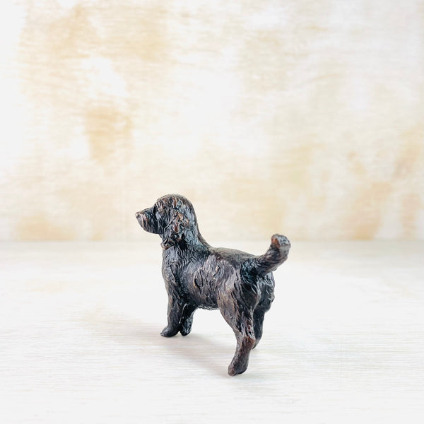 Limited Edition Bronze 'Standing Cockerpoo' Sculpture by Michael Simpson.