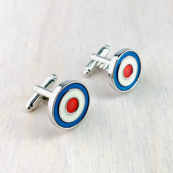 RAF Target Cufflinks.