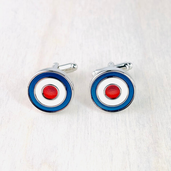 RAF Target Cufflinks.