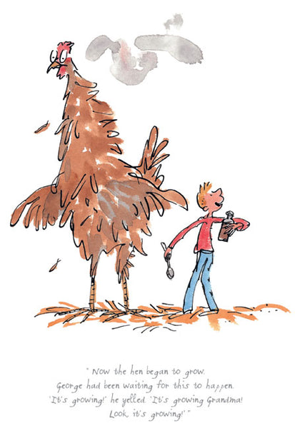 Mounted Limited Edition Print of Roald Dahl's 