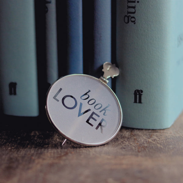 'Book Lover' Blank Greetings Card.