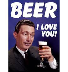 "Beer I love you" by Dean Morris Cards