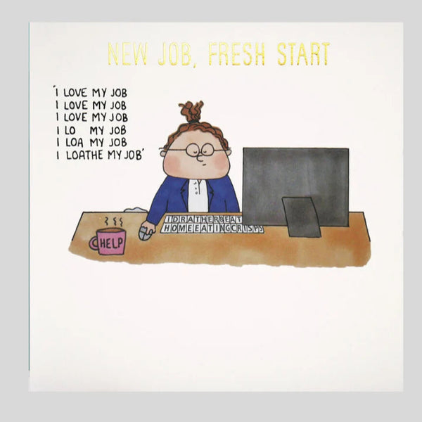 'New Job, Fresh Start' Card by Susan O'Hanlon.